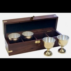 Rum Cups (4) or (6) in Wood Box